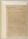 Letter from Henry Moore and George Skipp, East India Company Agents at Bussora [Basra], to James Morley, East India Company Resident at Bushire [4r] (1/2)