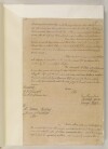 Letter from Henry Moore and George Skipp, East India Company Agents at Bussora [Basra], to James Morley, East India Company Resident at Bushire [6r] (2/2)