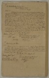 Letter from Mirza Mehedy Ally Khaun, Native Resident, Bushire, to the Honourable Jonathan Duncan, President and Governor in Council, Bombay [14v] (1/1)