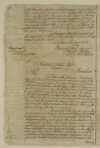 Letter from Charles Pasley, Acting for Brigadier General John Malcolm at the Camp at Mohumrah, to Andrew Jukes Esq., in charge at the Residency at Bushire [10v] (2/2)
