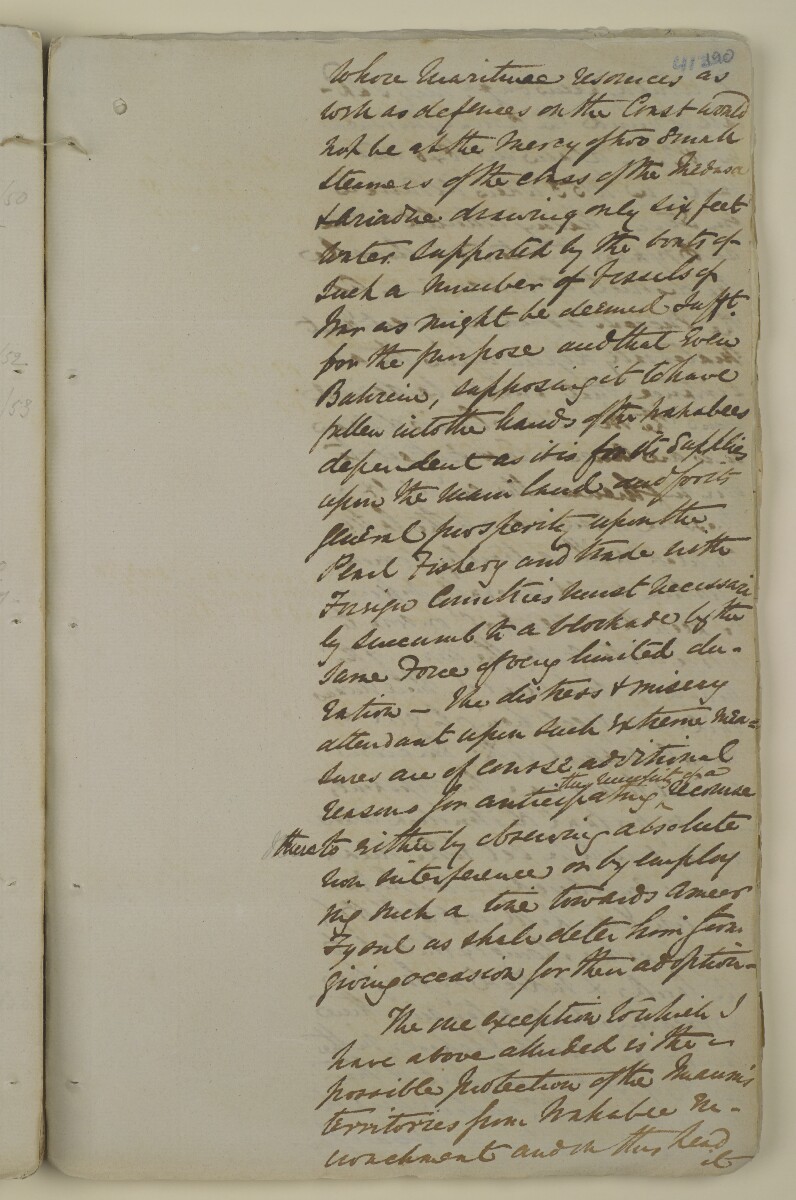 Letter No 6 Of 1855 From Captain Arnold Burrowes Kemball