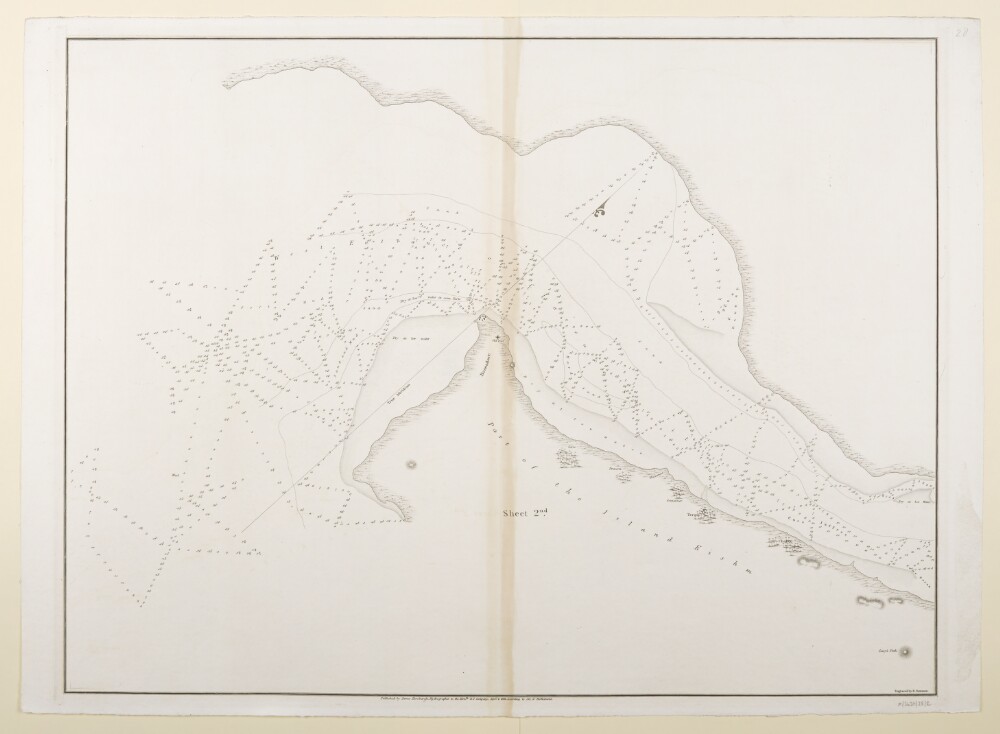 <bdi class="metadata-value">Trigonometrical Survey of Clarence’s Strait, Gulf of Persia. By Commr. G.B. Brucks and Lieutt. S.B. Haines. H.C. Marine 1828. ‘Engraved by R. Bateman. Sheet 2nd’</bdi>